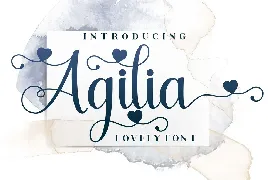 Agilia Script Font