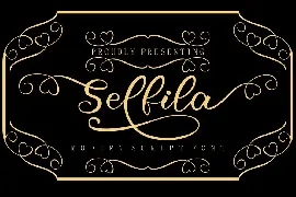 Selfila Beauty Script font