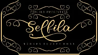 Selfila Beauty Script font