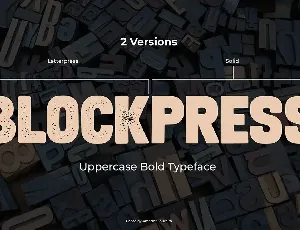 BlockPress Grotesque Font