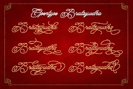 Bratayudha font