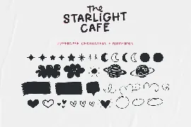 The Starlight Cafe + Dingbats font