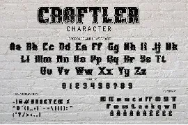 Croftler - Retro Rough Font