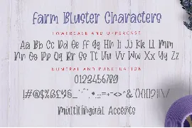 Farm Bluster font