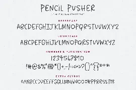 Pencil Pusher font