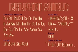 Ralphen Sheild - Retro Sans font