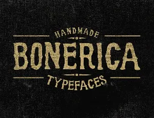 Bonerica Typeface font