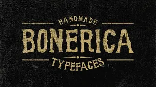 Bonerica Typeface font