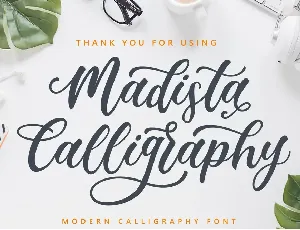 Madista Calligraphy font