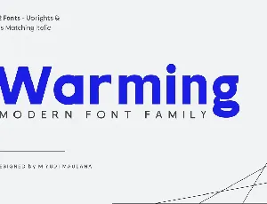 Warming Font Family