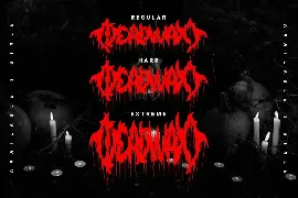 Deadwax - Death Metal Fonts