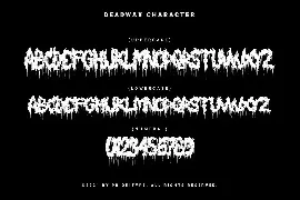 Deadwax - Death Metal Fonts