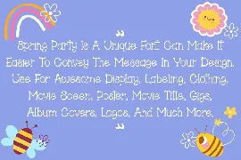 Spring Party font