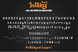 Settikef font