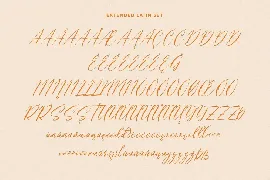 Blisslovys Signature Brush Font