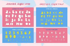 Abstract Style font