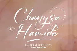 Chanysa Hamida Script Font