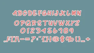 Nanacil font