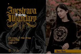 Avestrava Regular font