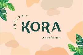 Kora font