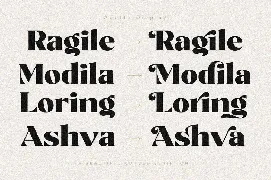 Agetta Display font