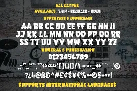 AROGUN - Graffiti Display Font