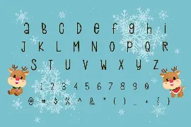 Reindeer - Kids Font