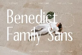 Benedict Sans Modern Sans Serif font