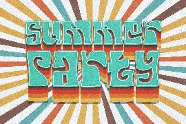 Your Groovy Font - Retro psychedelic 70s font