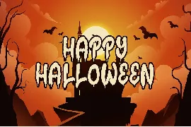 Hallow Creeps - Melted Halloween Font