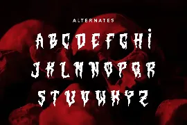 Vamps Crime - Halloween Display Font