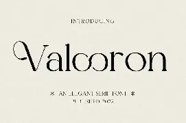 Valooron - Business Font