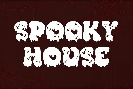 Sticky Blood - Dripping Halloween Font