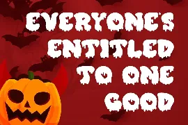 Sticky Blood - Dripping Halloween Font