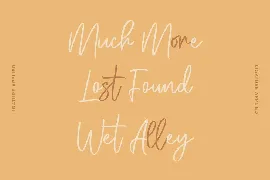 Melly Hailey Handwritten Font