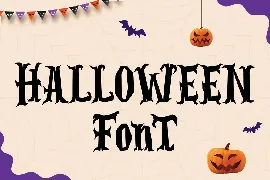 Halloween font