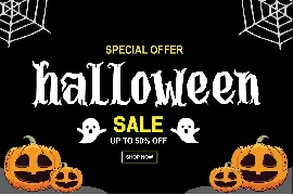 Halloween font