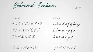 Redmond Fashion Handwritten Script Font