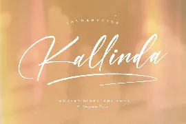 Kallinda Modern Signature Font