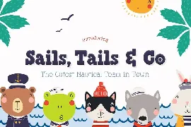 Little Sailor Font Duo