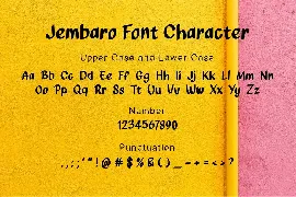 Jembaro Modern Sans Font