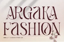 Argaka Fashion - Retro Font