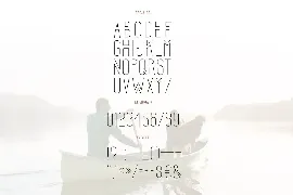 Forest Line Font Condensed