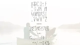 Forest Line Font Condensed