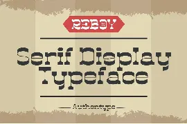 Reboy - Display Typeface font