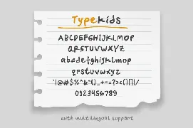 Typekids - Hand Drawn Kids Font