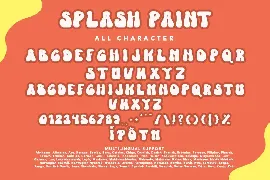 Splash Paint font