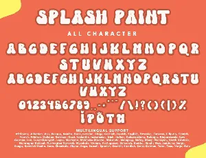 Splash Paint font