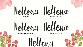 Hellena Script font