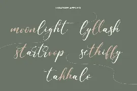 Allisha Croft Beauty Feminine Script font